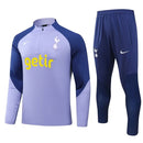 Conjunto Tottenham Ziper Curto Treino Lilás