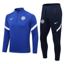 Conjunto Chelsea Zíper Curto Azul