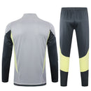 Conjunto Atlético MG Zíper Curto Treino Cinza Claro