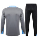 Conjunto Tottenham Zíper Curto Treino Cinza 2024/25