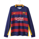 Camisa Retrô Barcelona Manga Longa 2015/16 Home
