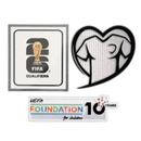 Kit 3 Patches World Cup 2026 Qualifiers Play With Heart & FOUNDATION