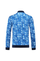 Conjunto Inglaterra Zíper Longo Azul